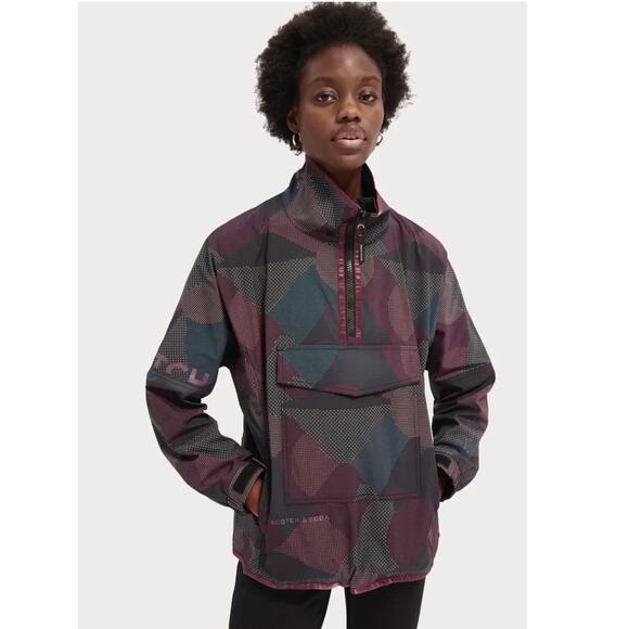 Scotch and Soda Printed Technical Jacket - Picture 2 of 16